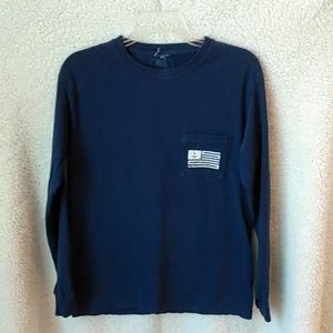 Southern Standard S blue long sleeve tee